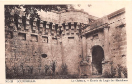 BOURDEILLE  Le Chateau Entrée Du Logis Des Senechaux   6 (scan Recto-verso) OO 0906 - Otros & Sin Clasificación