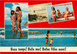 PIN UPS   Belles Filles Femmes Au Bord De La Mer18  (scan Recto-verso) OO 0904 - Pin-Ups