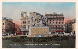 LE HAVRE  Le Monument Aux Morts  Sculpteur POISSON  Cinema Le SELECT (scan Recto-verso) OO 0971 - Other & Unclassified