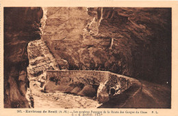 BEUIL  Les Sombres Passages De La Route Des Gorges Du Cians (scan Recto-verso) OO 0972 - Other & Unclassified