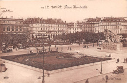 LE HAVRE  Place Gambetta (scan Recto-verso) OO 0971 - Sin Clasificación