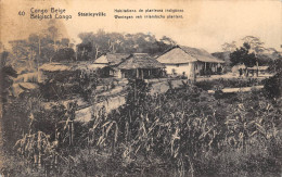 Congo Belge N° 40 - Stanleyville - Habitations De Planteurs Indigènes  (scan Recto-verso) OO 0970 - Belgian Congo