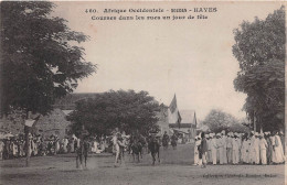 MALI SOUDAN Francais AOF  Kayes Courses Dans Les Rues Et Jour De Fête.. Fortier 460    (scan Recto-verso) OO 0968 - Mali