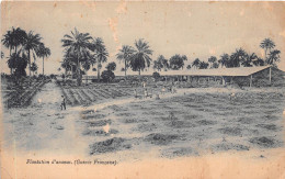 GUINEE Francaise  Plantation D'ananas  (scan Recto-verso) OO 0963 - Guinée Française