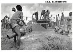 BURKINA FASO Haute Volta  Jeunes Senonais à SAMOROGOUAN Construisant Un College Ouagadougou(scan Recto-verso) OO 0962 - Burkina Faso