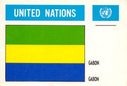 GABON United Nation 1960 Carte 1  (scan Recto-verso) OO 0961 - Gabun