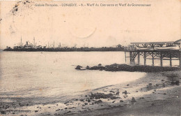 Guinée Française  CONAKRY Warff  Du Commerce Et Du Gouvernement Warf Wharf (scan Recto-verso) OO 0956 - Guinée Française