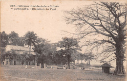 Guinée Française  Conakry  DIRECTION DU PORT  (scan Recto-verso) OO 0955 - Guinée Française