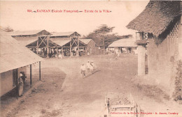 Guinée Française  Conakry  KANKAN : Entrée De La Ville Edition James   (scan Recto-verso) OO 0955 - French Guinea