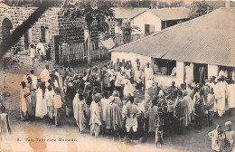 GUINEE Francaise  Conakry   Tam Tam Chez Mamadi Animée TBE  ( Scan Recto-verso) OO 0954 - Frans Guinee