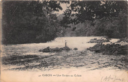 GABON  Une Riviere (scan Recto-verso) OO 0940 - Gabón