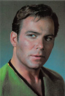 STAR  TREK James Tiberius Kirk  William Shatner  Portrait Carte Vierge  105 121 (scan Recto-verso) OO 0992 - Serie Televisive