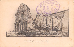 16 - Ruines De PUYPEROUX Avant La Restauration   (scan Recto-verso) OO 0980 - Cognac