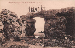 ROYAN Le Pont Du Diable Au Bureau (scan Recto-verso) OO 0977 - Royan
