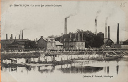 Montluçon Sortie Des Usines St Jacques Librairie Pointud - Montlucon