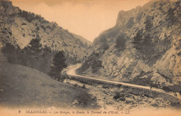 66  OLLIOULES Les Gorges La Route Et Le Torrent Du D'estel  (scan Recto-verso) OO 0979 - Autres & Non Classés