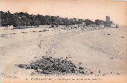 Fouras  La Plage Et La Pointe De La Citadelle ( Pierre Loti)   (scan Recto-verso) OO 0977 - Fouras-les-Bains