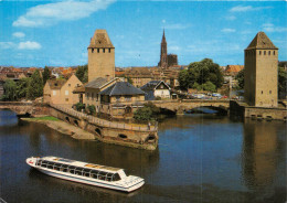 STRASBOURG (67)  STRASSBURG  Bateau Mouche Les Ponts Couverts  (scan Recto-verso) OO 0976 - Strasbourg