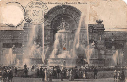 MARSEILLE Exposition Internationale D'Electricité- Fontaines Lumineuses 8 Juin 1908   (scan Recto-verso) OO 0975 - Vecchio Porto (Vieux-Port), Saint Victor, Le Panier