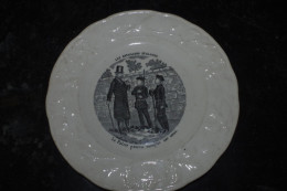 D14 Ecole Instruction Militaire Assiette Place Ca 1885 Onnaing ? Militaire Guerre 1870 France Prusien Allemand - Onnaing (FRA)