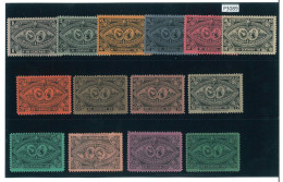 P3089 - GUATEMALA YVERT 62/75 COMPLETE SET. TRAINS TOPICAL. ALL VALUES MNH EXCEPT THE 200 C. (YVERT 74) - Guatemala