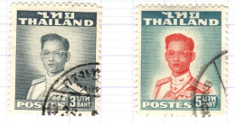 T+ Thailand 1951 Mi 292-93A Bhumipol Adujadeh - Thaïlande