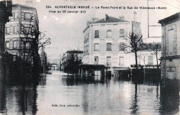 94* ALFORTVILLE  Crue 1910 – Rond Point Et Rue De Villeneuve         RL45,0281 - Alfortville