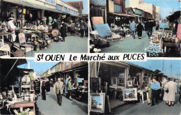 93* ST OUEN  Marche Aux Puces Multi Vues  (CPSM 9x14cm)       RL45,0121 - Saint Ouen