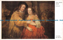 R061277 Postcard. The Jewish Bride. Rembrandt. Amsterdam. Medici - World
