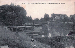 94* CHAMPIGNY  S/MARNE  Le Bateau Lavoir Et Le Pont      RL45,0632 - Champigny Sur Marne