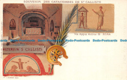 R061278 Souvenir Des Catacombes De St. Calliste. Via Appia Antica 33. Roma - World