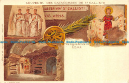 R061279 Souvenir Des Catacombes De St. Calliste. Via Appia Antica 33. Roma - Monde