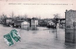 94* JOINVILLE  LE PONT   Crue 1910 – Le Quartier De Polangis   RL45,1316 - Joinville Le Pont