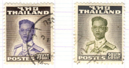 T+ Thailand 1951 Mi 294-95A Bhumipol Adujadeh - Thailand