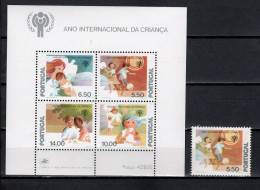 Portugal 1979 Football Soccer, IYC Stamp + S/s MNH - Unused Stamps