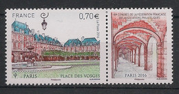 FRANCE - 2016 - N°YT. 5055 - Place Des Vosges - Neuf Luxe ** / MNH / Postfrisch - Unused Stamps