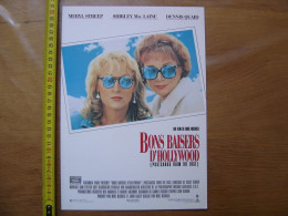 Synopsis Cinema Movie BONS BAISERS D'HOLLYWOOD Streep Mac Laine Quaid Nichols - Altri & Non Classificati