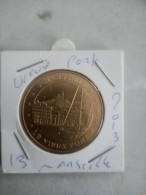 Médaille Touristique Monnaie De Paris 13 Marseille Vieux Port 2013 - 2013