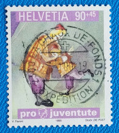 1999 Zu J 354 PRO JUVENTUTE Obl. LA CHAUX-DE-FONDS Voir Description - Used Stamps