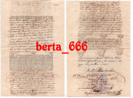 Procuração Selada De 1867 * Cartório Rua De Santo António * Porto * Power Of Attorny - Documenti Storici