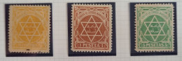 TIMBRE MAROC POSTE LOCALE 1895 TANGER A ARZILA DENTELE 13 N°107A, 110A, 112A FORMAT PLUS GRAND (XX) COURRIER ESPAGNOL - Poste Locali