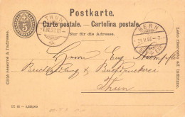 Bern Hasenstein & Vogler Firmen Gewerbestempel Besonderheiten - Enteros Postales