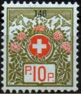 SCHWEIZ, SUISSE 1911 - 1921, MI 5 I, PORTOMARKE ZUSATZ P.P., UNGEBRAUCHT, FALZ,CHARNIERE - Vrijstelling Van Portkosten