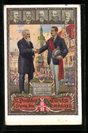 AK Leipzig, 12. Deutsches Turnfest, Juli 1913, Karte Nr. 5, Herz Und Hand Dem Vaterland  - Otros & Sin Clasificación