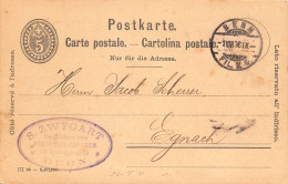 Bern S. Zwygart Portenier -Lüscher Firmen Gewerbestempel Besonderheiten - Enteros Postales