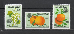 MAROC TAXE  N°  64 à 66    NEUFS SANS CHARNIERE  COTE 4.40€    FRUIT FLORE  VOIR DESCRIPTION - Marruecos (1956-...)