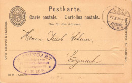 Bern S. Zwygart Portenier -Lüscher Firmen Gewerbestempel Besonderheiten - Stamped Stationery