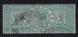 Great Britain, Scott 124 (SG 212), Used, 1902 Registered Cancel - Gebruikt