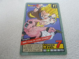 Dragon Ball Z - Power Level - Super - Le Grand Combat - 7 - 2 -  N° 665 - Editions Bandai - Année 1997 - - Dragonball Z