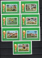 Sao Tome E Principe (St. Thomas & Prince) 1978 Football Soccer World Cup Set Of 7 S/s MNH -scarce- - 1978 – Argentine